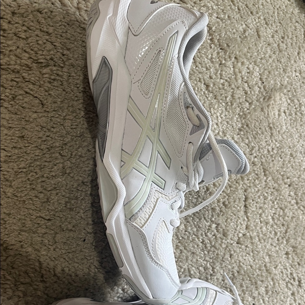 Asics Women's White Mesh pickleball court shoes